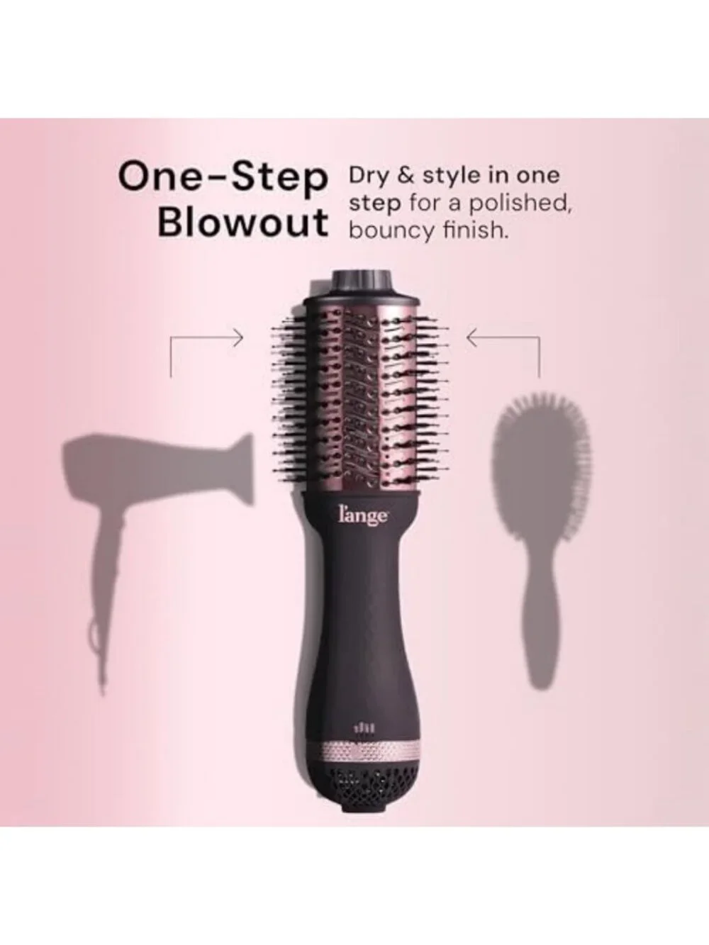 2-in-1 Titanium Blow Dryer Brush | Frizz Control & Volumizing Hot Air Styler